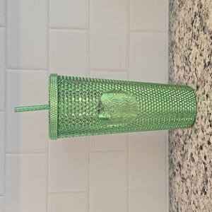 Venti Metallic Green Studded Starbucks Tumbler